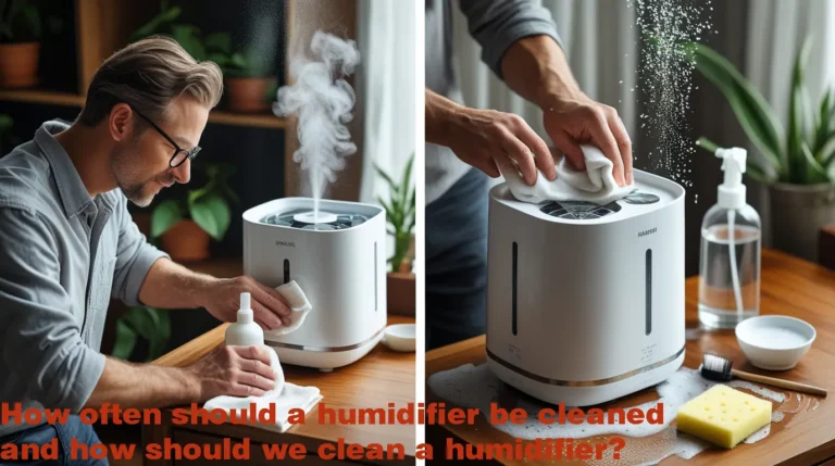 How often should a humidifier be cleaned